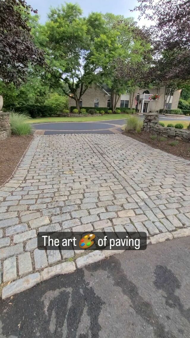 Call us today for all your paving needs. 844-GO-HICKS/hickspaving.com 
#theartofpaving #customwork